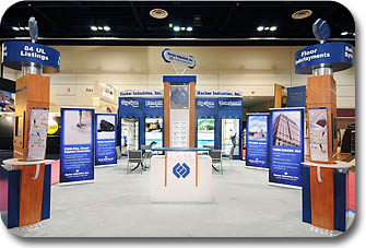 Hacker Industries Tradeshow Booth