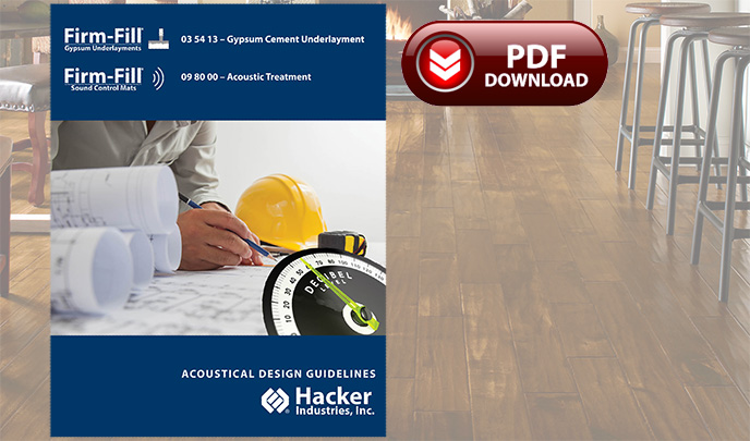 Click to download our Acoustical Design Guidelines PDF Acoustical Design Guidelines