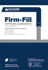 FIRM-FILL® Gypsum Concrete FIRM-FILL® Gypsum Concrete